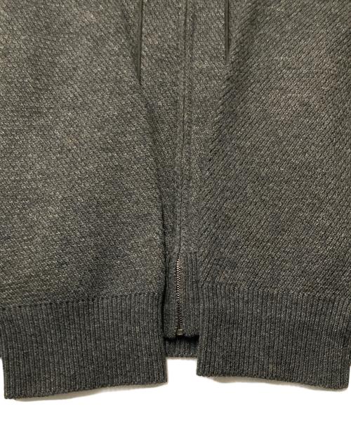 Salvatore Ferragamo（サルヴァトーレ フェラガモ）Salvatore Ferragamo (サルヴァトーレ フェラガモ) ウールカシミヤ ドライバーズニット グレー サイズ:XLの古着・服飾アイテム
