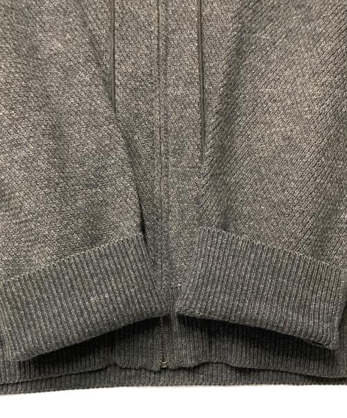 Salvatore Ferragamo（サルヴァトーレ フェラガモ）Salvatore Ferragamo (サルヴァトーレ フェラガモ) ウールカシミヤ ドライバーズニット グレー サイズ:XLの古着・服飾アイテム