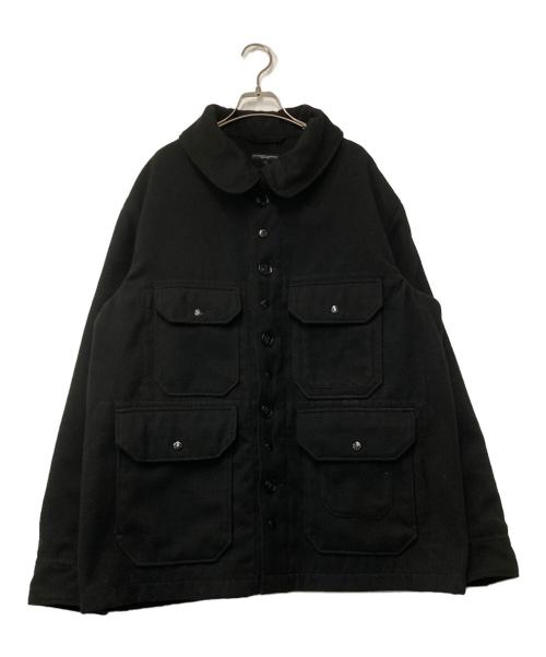 Engineered Garments（エンジニアド ガーメンツ）Engineered Garments (エンジニアド ガーメンツ) Polyester Cruiser Jacket Fake Melton ブラック サイズ:Lの古着・服飾アイテム