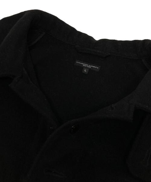 Engineered Garments（エンジニアド ガーメンツ）Engineered Garments (エンジニアド ガーメンツ) Polyester Cruiser Jacket Fake Melton ブラック サイズ:Lの古着・服飾アイテム