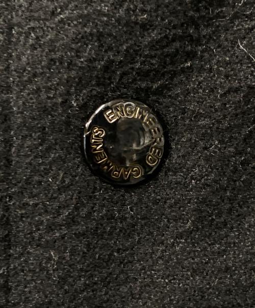 Engineered Garments（エンジニアド ガーメンツ）Engineered Garments (エンジニアド ガーメンツ) Polyester Cruiser Jacket Fake Melton ブラック サイズ:Lの古着・服飾アイテム