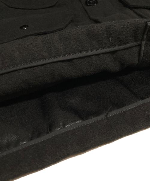 Engineered Garments（エンジニアド ガーメンツ）Engineered Garments (エンジニアド ガーメンツ) Polyester Cruiser Jacket Fake Melton ブラック サイズ:Lの古着・服飾アイテム