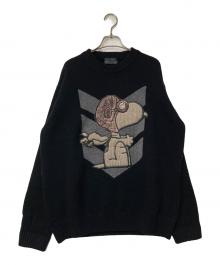 ICEBERG HISTORY（アイスバーグヒストリ）の古着「クルーネックニット」｜ブラック