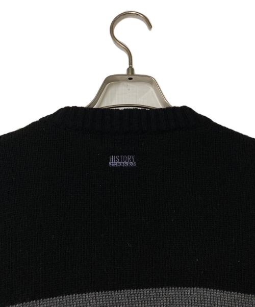 ICEBERG HISTORY（アイスバーグヒストリ）ICEBERG HISTORY (アイスバーグヒストリ) クルーネックニット ブラック サイズ:Mの古着・服飾アイテム