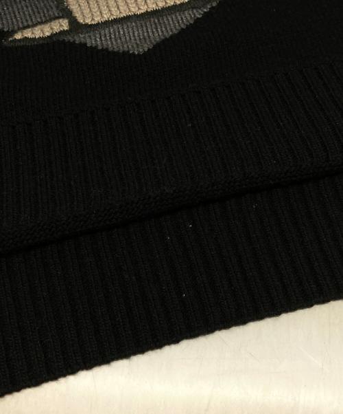 ICEBERG HISTORY（アイスバーグヒストリ）ICEBERG HISTORY (アイスバーグヒストリ) クルーネックニット ブラック サイズ:Mの古着・服飾アイテム