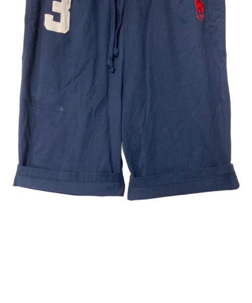 POLO RALPH LAUREN（ポロ・ラルフローレン）POLO RALPH LAUREN (ポロ・ラルフローレン) ポニー刺繍ハーフパンツ ネイビー サイズ:Ｍの古着・服飾アイテム