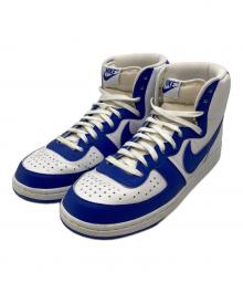 NIKE（ナイキ）の古着「ハイカットスニーカー」｜ホワイト×ブルー