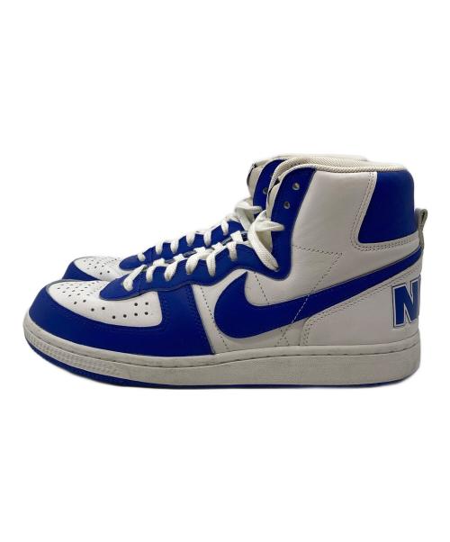 NIKE（ナイキ）NIKE (ナイキ) ハイカットスニーカー ホワイト×ブルー サイズ:26.5の古着・服飾アイテム