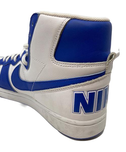 NIKE（ナイキ）NIKE (ナイキ) ハイカットスニーカー ホワイト×ブルー サイズ:26.5の古着・服飾アイテム