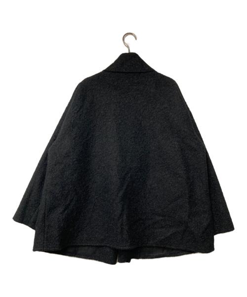 SIMPLICITE（シンプリシテ）simplicite (シンプリシテ) ブークレージャージ着流しコート ブラック サイズ:Freeの古着・服飾アイテム