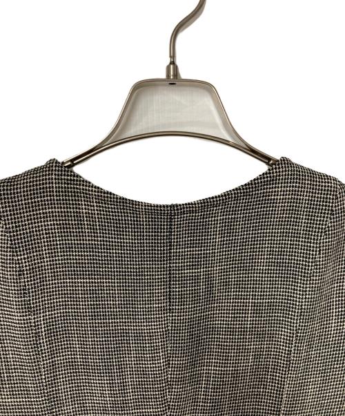 Spick and Span（スピック＆スパン）Spick and Span (スピック＆スパン) カラミIラインワンピース ベージュ×ブラック サイズ:36の古着・服飾アイテム