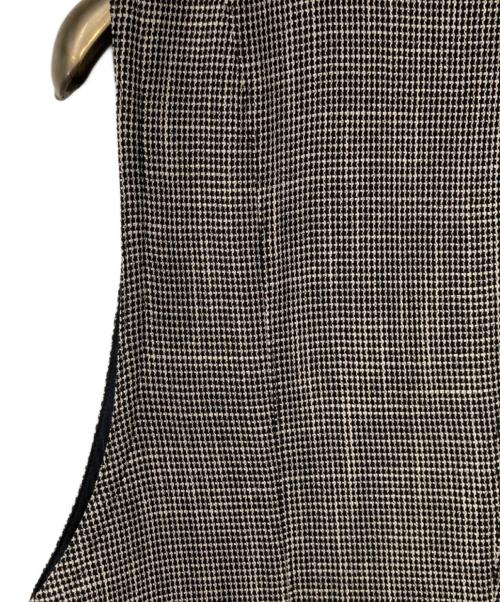 Spick and Span（スピック＆スパン）Spick and Span (スピック＆スパン) カラミIラインワンピース ベージュ×ブラック サイズ:36の古着・服飾アイテム