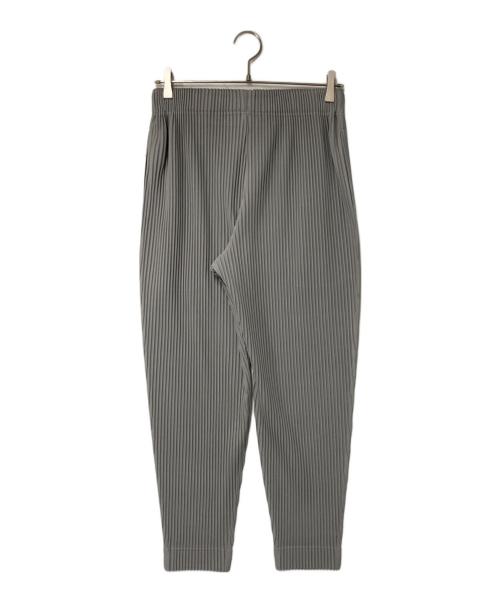 HOMME PLISSE ISSEY MIYAKE（オム プリッセ イッセイ ミヤケ）HOMME PLISSE ISSEY MIYAKE (オム プリッセ イッセイ ミヤケ) MONTHLY COLOR MARCH パンツ グレー サイズ:1の古着・服飾アイテム