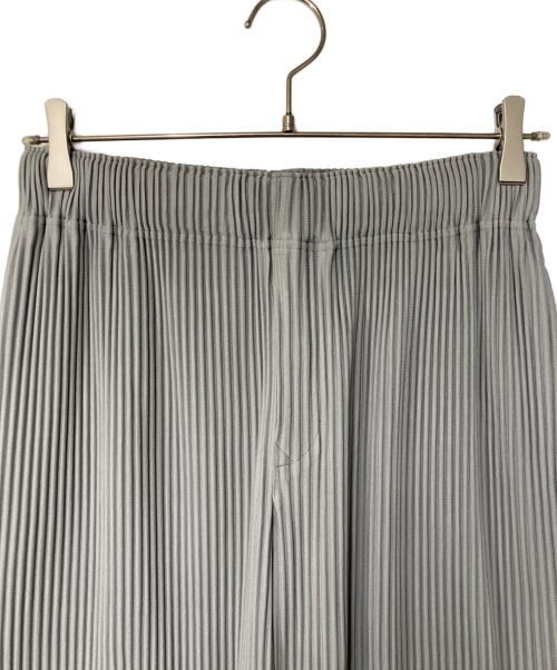 HOMME PLISSE ISSEY MIYAKE（オム プリッセ イッセイ ミヤケ）HOMME PLISSE ISSEY MIYAKE (オム プリッセ イッセイ ミヤケ) MONTHLY COLOR MARCH パンツ グレー サイズ:1の古着・服飾アイテム