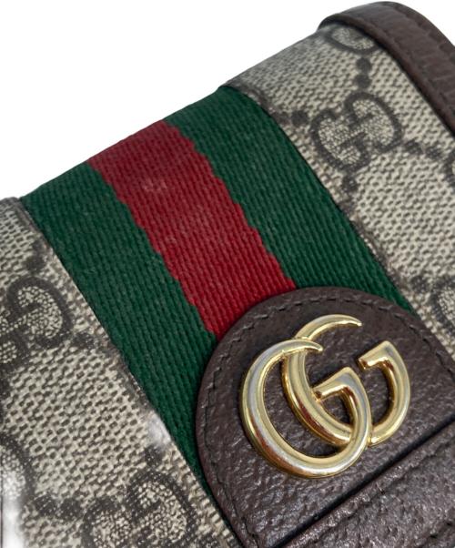 GUCCI（グッチ）GUCCI (グッチ) 2つ折り財布 ベージュの古着・服飾アイテム