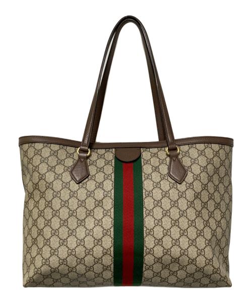 GUCCI（グッチ）GUCCI (グッチ) オフィディア トートバッグ ブラウンの古着・服飾アイテム