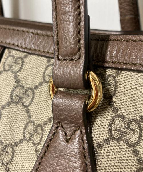 GUCCI（グッチ）GUCCI (グッチ) オフィディア トートバッグ ブラウンの古着・服飾アイテム