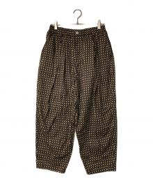 TIGHTBOOTH PRODUCTION（タイトブースプロダクション）の古着「RHOMBUS BALLOON PANTS」｜ブラック
