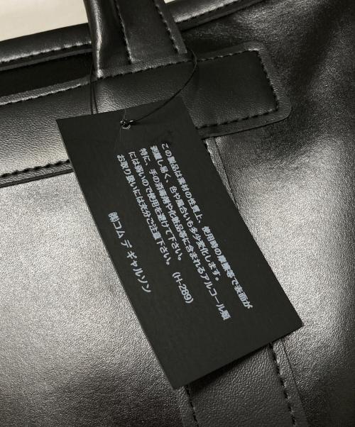 COMME des GARCONS HOMME DEUX（コムデギャルソン オム ドゥ）COMME des GARCONS HOMME DEUX (コムデギャルソン オム ドゥ) エコレザートートバッグ ブラック 未使用品の古着・服飾アイテム