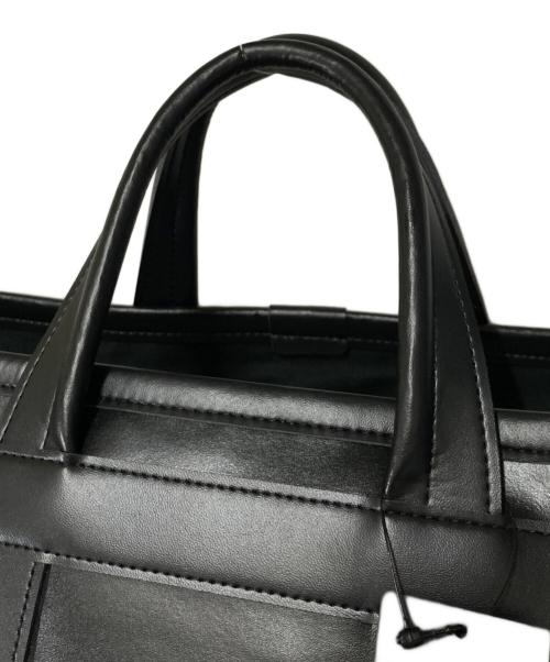 COMME des GARCONS HOMME DEUX（コムデギャルソン オム ドゥ）COMME des GARCONS HOMME DEUX (コムデギャルソン オム ドゥ) エコレザートートバッグ ブラック 未使用品の古着・服飾アイテム