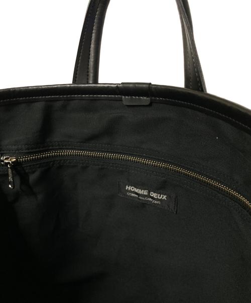 COMME des GARCONS HOMME DEUX（コムデギャルソン オム ドゥ）COMME des GARCONS HOMME DEUX (コムデギャルソン オム ドゥ) エコレザートートバッグ ブラック 未使用品の古着・服飾アイテム