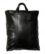 COMME des GARCONS HOMME DEUXコムデギャルソン オム ドゥ）の古着「エコレザートートバッグ」｜ブラック