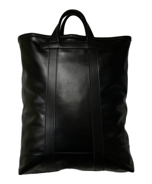 COMME des GARCONS HOMME DEUX（コムデギャルソン オム ドゥ）COMME des GARCONS HOMME DEUX (コムデギャルソン オム ドゥ) エコレザートートバッグ ブラック 未使用品の古着・服飾アイテム