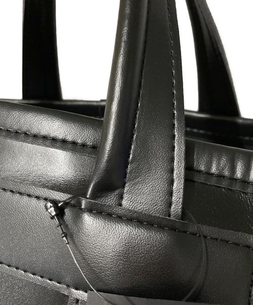 COMME des GARCONS HOMME DEUX（コムデギャルソン オム ドゥ）COMME des GARCONS HOMME DEUX (コムデギャルソン オム ドゥ) エコレザートートバッグ ブラック 未使用品の古着・服飾アイテム