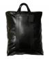 COMME des GARCONS HOMME DEUX（コムデギャルソン オム ドゥ）の古着「エコレザートートバッグ」｜ブラック