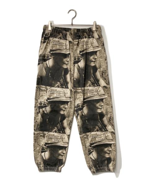 SUPREME（シュプリーム）Supreme (シュプリーム) Is Love Skate Pant ブラック×ベージュ サイズ:Sの古着・服飾アイテム