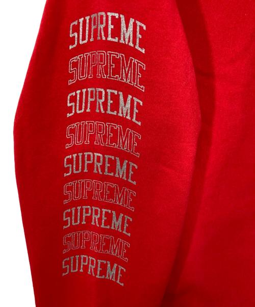 SUPREME（シュプリーム）Supreme (シュプリーム) Sleeve Arc Hooded Sweatshirt レッド サイズ:Lの古着・服飾アイテム