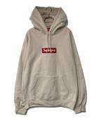 SUPREMEシュプリーム）の古着「Box Logo Hooded Sweatshirt」｜ベージュ