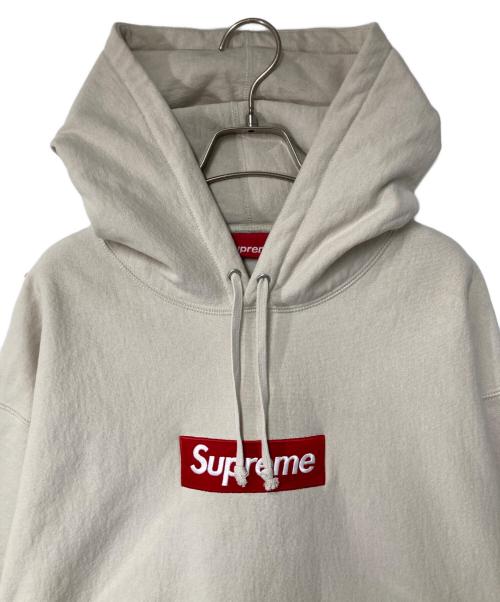 SUPREME（シュプリーム）Supreme (シュプリーム) Box Logo Hooded Sweatshirt ベージュ サイズ:Lの古着・服飾アイテム