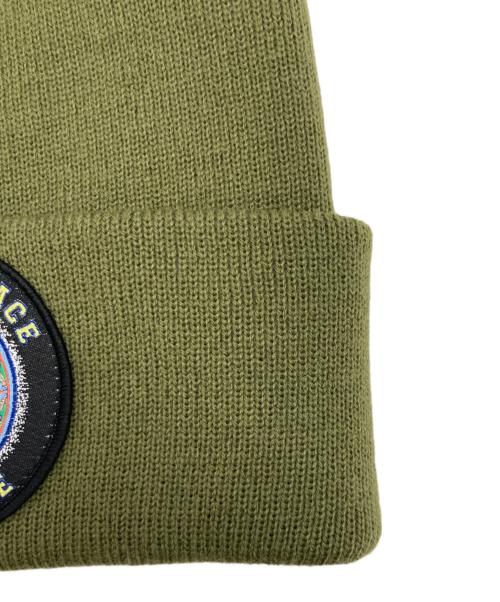 SUPREME（シュプリーム）Supreme (シュプリーム) World  Peace Beanie オリーブの古着・服飾アイテム