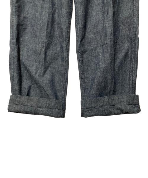 BONCOURA（ボンクラ）BONCOURA (ボンクラ) コットンリネンカーゴパンツ インディゴ サイズ:30の古着・服飾アイテム