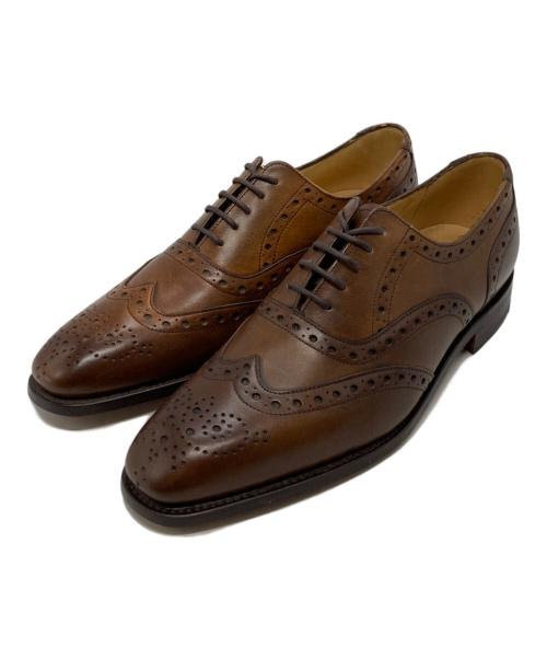 BARKER（バーカー）BARKER (バーカー) ウィングチップシューズ ブラウン サイズ:5の古着・服飾アイテム