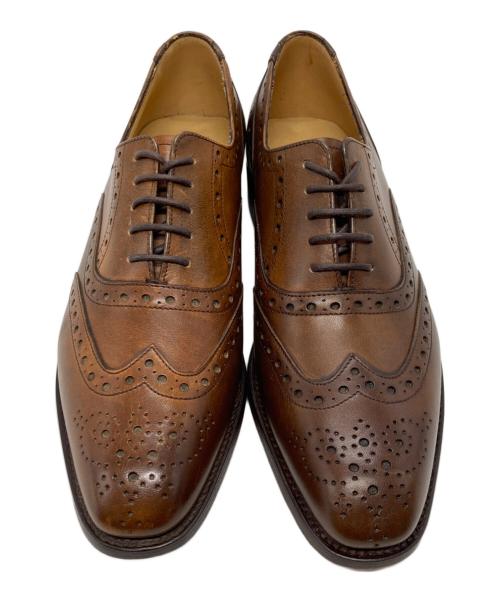 BARKER（バーカー）BARKER (バーカー) ウィングチップシューズ ブラウン サイズ:5の古着・服飾アイテム