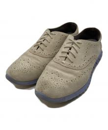 COLE HAAN（コールハーン）の古着「ゼログランド ウィング オックスフォード ウォータープルーフ」｜ベージュ