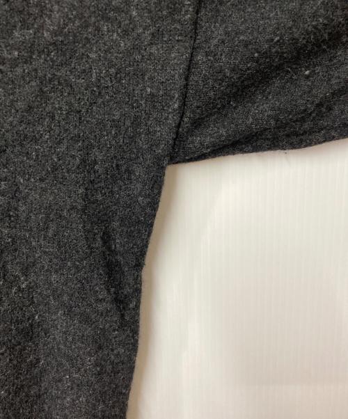 evam eva（エヴァムエヴァ）evam eva (エヴァムエヴァ) フーデッドウールコート ブラック サイズ:Freeの古着・服飾アイテム