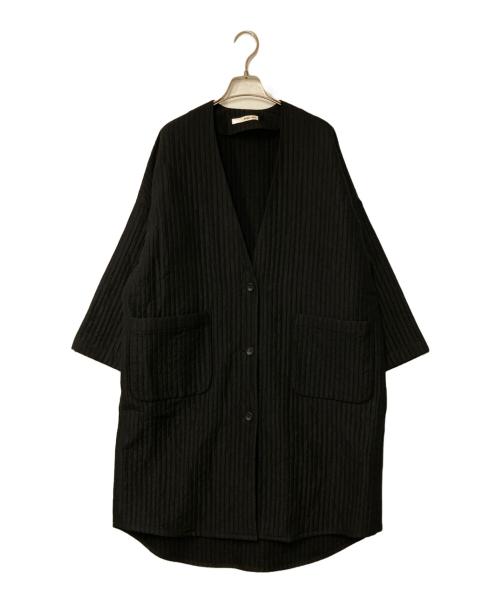 evam eva（エヴァムエヴァ）evam eva (エヴァムエヴァ) quilting robe ブラック サイズ:SIZE 1の古着・服飾アイテム