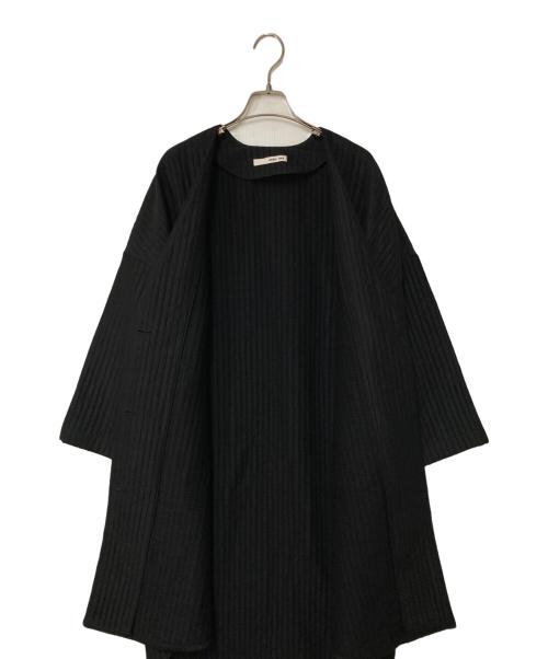 evam eva（エヴァムエヴァ）evam eva (エヴァムエヴァ) quilting robe ブラック サイズ:SIZE 1の古着・服飾アイテム