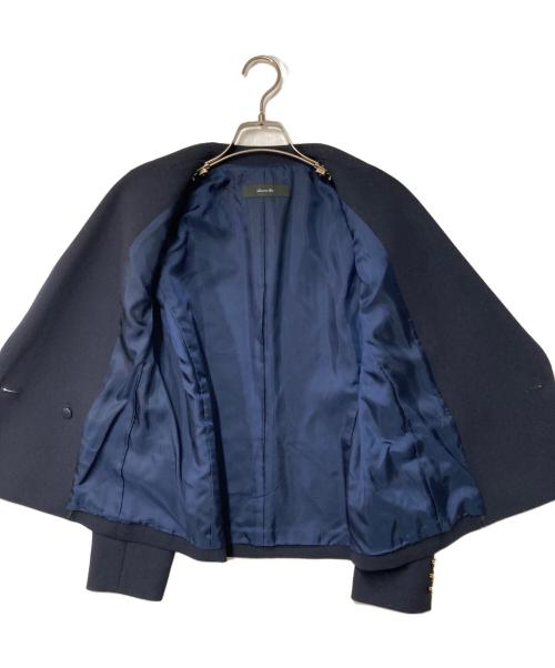 allureville（アルアバイル）allureville (アルアバイル) 金釦ダブルジャケット ネイビー サイズ:2の古着・服飾アイテム