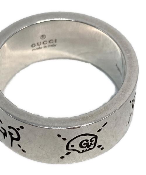 GUCCI（グッチ）GUCCI (グッチ) GGロゴゴーストシルバーリング シルバー サイズ:18号の古着・服飾アイテム