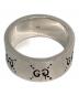 GUCCI (グッチ) GGロゴゴーストシルバーリング シルバー サイズ:18号：14000円