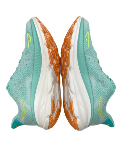 HOKAONEONE（ホカオネオネ）HOKAONEONE (ホカオネオネ) ローカットスニーカー グリーン サイズ:US6B/UK4.5/EU371/3/JPN23の古着・服飾アイテム