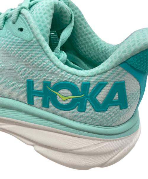 HOKAONEONE（ホカオネオネ）HOKAONEONE (ホカオネオネ) ローカットスニーカー グリーン サイズ:US6B/UK4.5/EU371/3/JPN23の古着・服飾アイテム