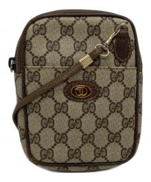 GUCCI（グッチ）の古着「GG スプリーム ショルダーバッグ」｜ブラウン