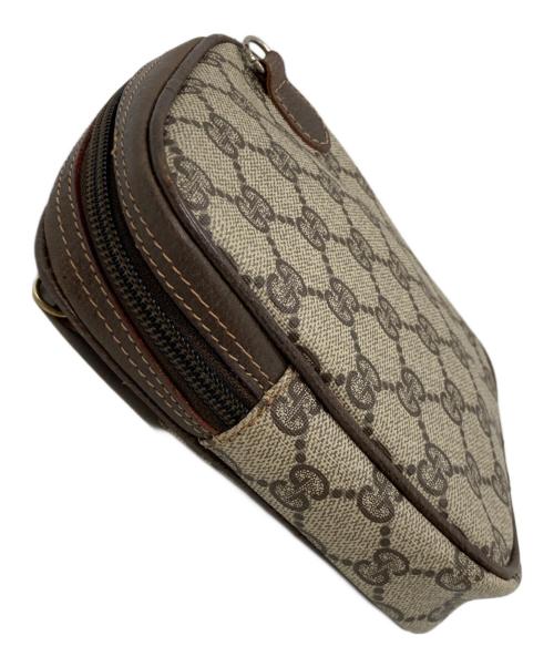 GUCCI（グッチ）GUCCI (グッチ) GG スプリーム ショルダーバッグ ブラウンの古着・服飾アイテム