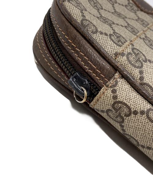GUCCI（グッチ）GUCCI (グッチ) GG スプリーム ショルダーバッグ ブラウンの古着・服飾アイテム