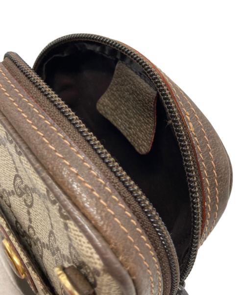 GUCCI（グッチ）GUCCI (グッチ) GG スプリーム ショルダーバッグ ブラウンの古着・服飾アイテム